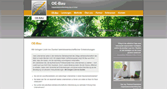 Desktop Screenshot of oe-bau.com