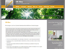 Tablet Screenshot of oe-bau.com